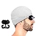 yingwang Water Drop Swimming Cap, Non-Slip Particle Swimming Cap, Advanced Waterproof Silicone capEquipped with high-Grade Waterproof and Noise-reducing Spiral