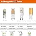 LEMENG G9 LED Light Bulb 2W, Mini Size 20W Equivalent 200LM, Warm White 2700K AC 120V Bi-Pin G9 Base LED Halogen Replacement Bulbs, Not Dimmable- 10 Pack