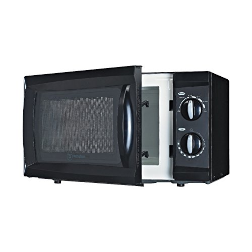 Westinghouse WCM660B 600 Watt Counter Top Rotary Microwave Oven, 0.6 Cubic Feet, Black