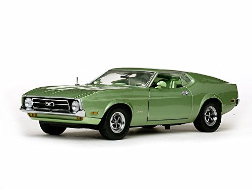 1971 Ford Mustang Sportsroof Green Sun Star 3620 118 Scale Diecast Model Toy Car