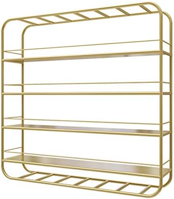 壁掛け式ネイルラック アイアンマニキュアラック マニキュア4層ウォールラック ネイル化粧品棚 Kishimi