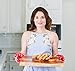 Bruella™ Women's Oven Gloves with Silicone | Oven Mitts with Extra Long Sleeves to Prevent Forearm Burns | Heat Resistant to 932°F / 500°C | 1 Pair