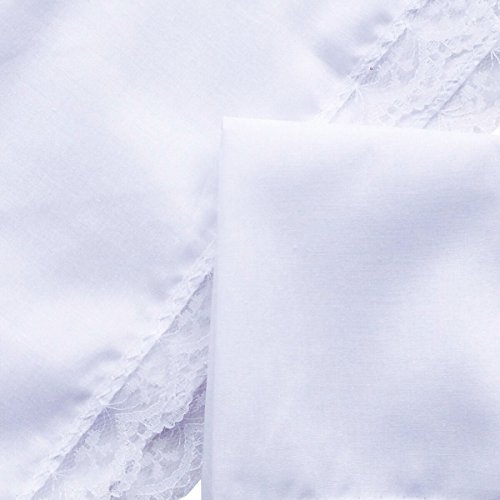 Lace/Embroidery Perfect Wedding Cotton Handkerchiefs Bulk - Thumbnail 5