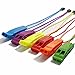 HEIMDALL Emergency Whistle with Lanyard (6 Pack) for Safety Boating Camping Hiking Survival Rescue Signaling (Red, Yellow, Green, Orange, Blue, Purple)