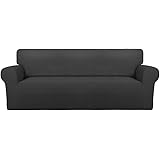 PureFit Super Stretch Chair Sofa Slipcover – Spandex Non Slip Soft Couch Sofa Cover, Washable Furniture Protector with Non Sk
