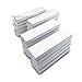 TheDisplayGuys - 25-Pack #82 Cotton Filled Cardboard Paper Jewelry Boxes Gift Case - White Swirl (8.0