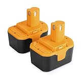 ANTRobut 14.4V 3500mAh Replacement Battery For Ryobi battery 130224010 130224011 130281002 1314702 1400144 1400655 1400656 1400671 4400011 NiCd ryobi 14.4v Battery (2 Pack)