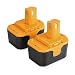 ANTRobut 14.4V 3500mAh Replacement Battery For Ryobi battery 130224010 130224011 130281002 1314702 1400144 1400655 1400656 1400671 4400011 NiCd ryobi 14.4v Battery (2 Pack) primary