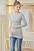 Smallshow Women's Maternity Nursing Tops Modal Comfy Breastfeeding Clothes