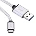 AIVN USB 3.1 Braided Type C Cable Fast Charging, Wrapped Cord Tangle Free 3.3FT(1m) USB-C to USB-A Cable for Apple New MacBook, Chromebook Pixel, Nexus 5X 6P