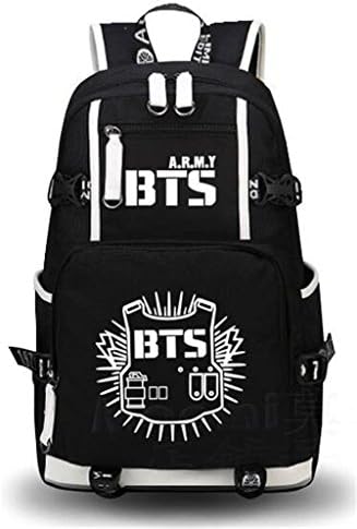 Ramblew Luminous Backpack Daypack School Bag for KPOP Bangtan Boys BTS Cosplay