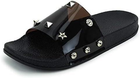Shoe Island ® Feminae Fancy Women Indoor Outdoor Flat Slippers Sliders Flip Flops Girls Slides
