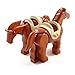 Set of 6 Building Block Horses with Saddles - Custom Animal Figures