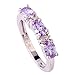 Psiroy Women's 925 Sterling Silver 1.5cttw Gemstone Filled Ring