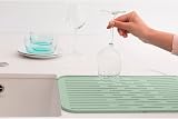 Brabantia Sinkside Silicone Dish Drying Mat Jade Green 33 x 44 cm view 2