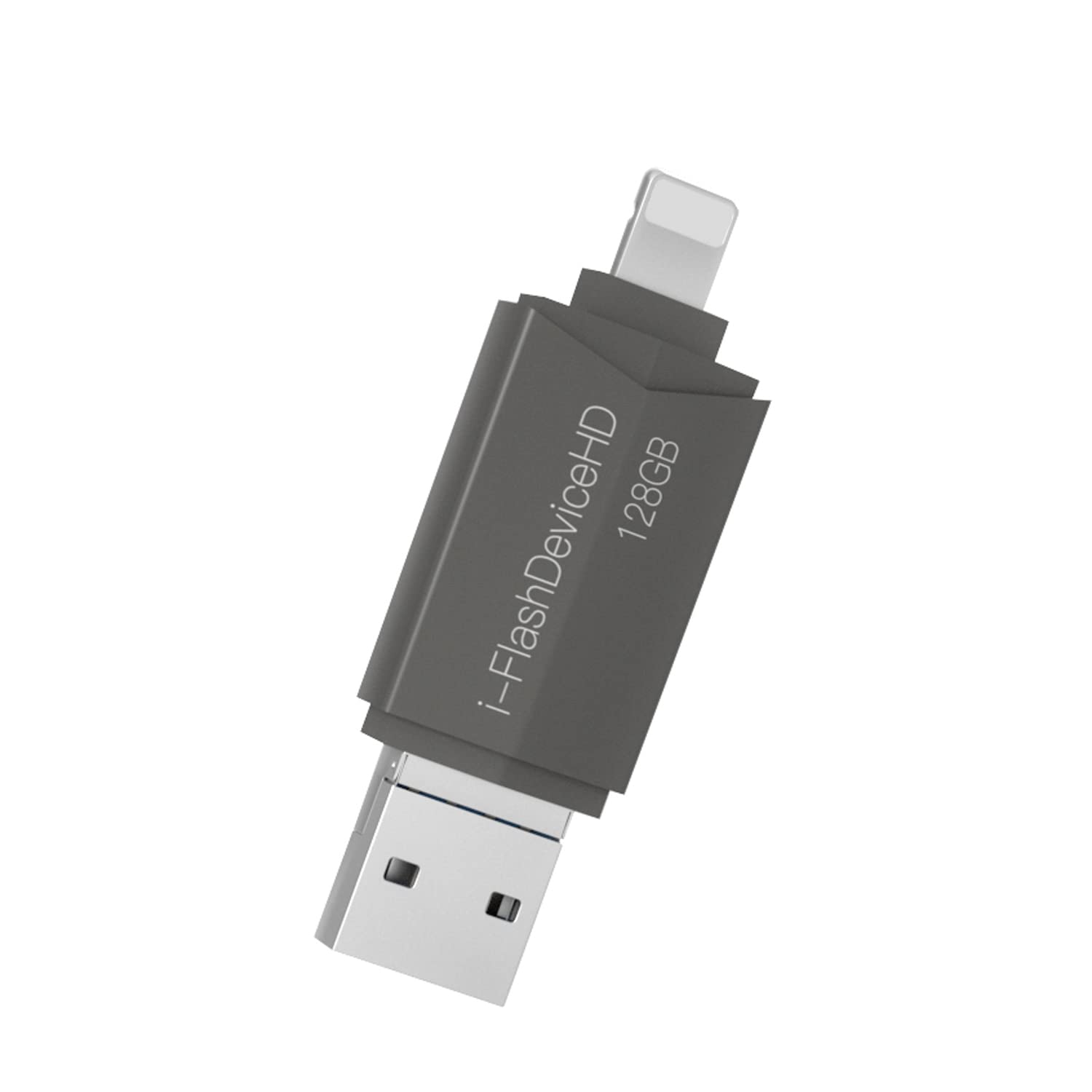 Photo 1 of [Apple MFi Certified] 128G Lightning to USB3.0 Flash Drive Memory Stick,Phone Storage Memory Thumb Drives for iPhone/iPad/iPod Backup Memory Stick,Micro Android Phone,PC/TV/Projector (128GB)