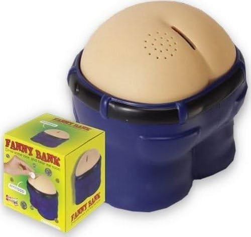 Fanny Bank Funny Farting Coin Drop Bank Great Gag Gift New