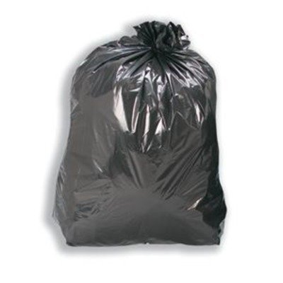 5 Star 110 Litre 100 Gauge Medium Bin Bags, Pack of 200, Black