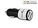 Dual USB Car Charger for USB-Powered Devices - High Power 10W / 2.1A - Universal Compatibility- Apple and Android Devices – by CyonGear