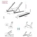 Magichold Portable Laptop Stand, Computer Laptop Holder, Aluminum Laptop Tablet Stand Riser with 6 Levels Height Adjustment, Fully Foldable, Supports up to 10 lbs, Fits up to 15.6 Laptop (Silver)thumb 4
