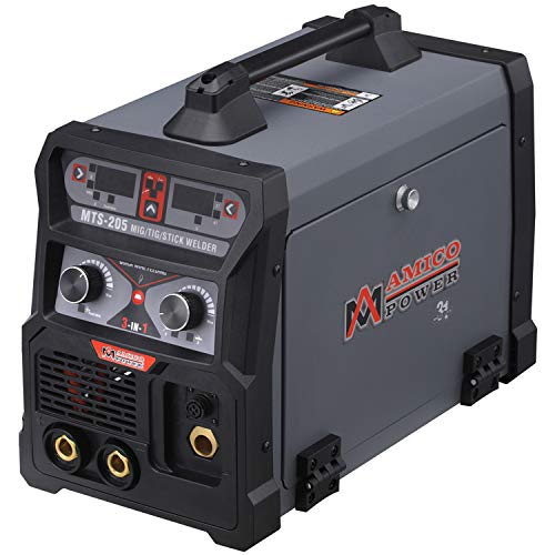 MTS205 205 Amp MIG/TIGTorch/Stick Arc Combo Welder, Weld Aluminum(MIG