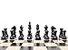 House of Chess - Ebonized/Boxwood Galaxy Staunton Wooden Chess Set Pieces King Height 3