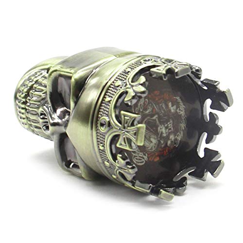Liobaba Small Size 3 Layers Men Skull Head Shape Grinder Portable Herb Tobacco Herb Spice Crusher Hookah Smoking Accessories
