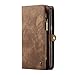 Galaxy Note 8 Wallet Case XRPow Samsung Galaxy Note 8 Multi-Functional Folio Flip Vegan Leather Wallet Removable Magnetic Back Cover 11 Card Slots & 3 Cash Pocket Shock Protection Cover BROWN