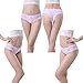 Muledy 5 -Pack Women’s Panties Underwear Hipster Panties Sexy Lace Briefs for Cotton (Small, Color 5 Packs)