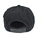 CALI Bear on Round Lether Patch Snapback Cap, California Republic hat (Black)