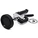 MaxSen Commercial Faucet with Sprayer Wall Mount Faucet Adjustable 4