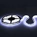 LED Strip Lights, GLIME 16.4FT 600 LEDs Rope Lights SMD 3528 DC12V Waterproof Flexible Light Strip LED Ribbon For Garden/Home/Kitchen/Car/Bar/Boat/Party Indoor Outdoor Decoration Lighting Pure White