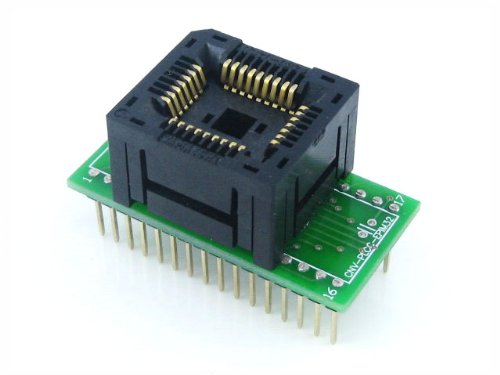 Waveshare PLCC32 TO DIP32 (A) 1.27mm Pitch Yamaichi IC Programming Socket Adapter for PLCC32
