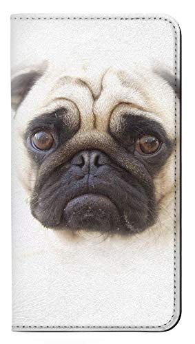 RW1852 Pug Dog PU Leather Flip Case Cover for Sony Xperia XZ2 Premium