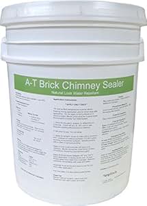 A-T Brick Chimney Sealer 5 Gallon-Easy Use Siloxane Brick ...