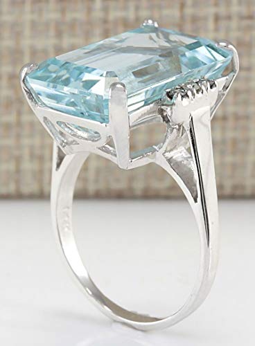 Vintage Women Silver Ring Wedding Jewelry Gift Size 8