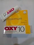 OXY10 - 10% Benzoyl Peroxide Acne Pimple Medication - Maximum Strength 25g
