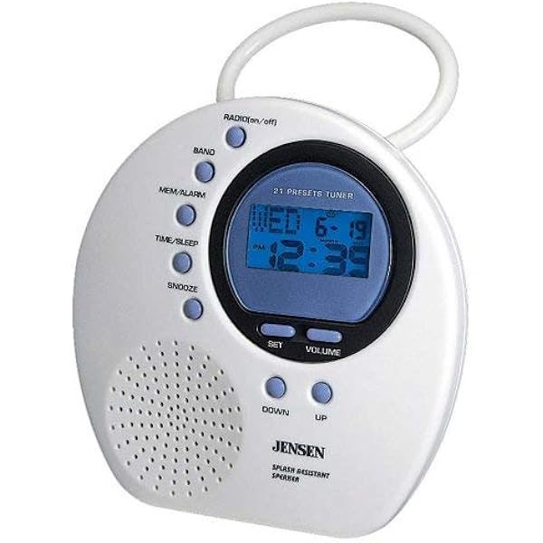 jensen bluetooth shower radio