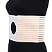 Fitlyiee Elastic Ostomy Hernia Belt for Waist Abdominal with Breathable Stoma Opening (L)