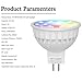 Mi-Light Dimmable MR16 4W Led Bulb RGB+CCT LED Spotlight Smart Home Led Light Bulb Lamp Need Controlled by Mi Light WiFi ibox/Remote