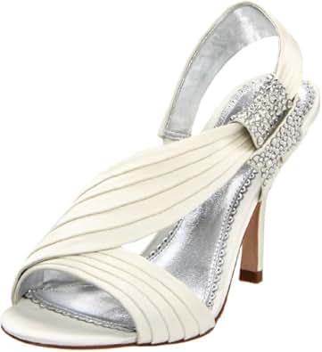 Amazon.com | Bourne Women's Connie, Ivory, 37.5 EU/6.5 M US | Heeled Sandals