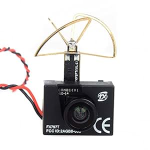 Blueskysea FX797T 3-In-1 Super Mini 5.8G 40ch AV Video Transmitter TX 600TVL Mini Fpv Camera Leaf Antenna Combo 4.5g Weight Only