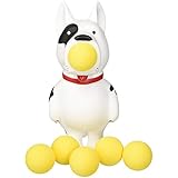 Hog Wild Dog Popper Toy - Shoot Foam Balls Up To 20 Feet - 6 Balls Included