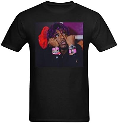 Nehasigo Men's Lil Uzi Vert Two Hands Hold His Head Design T Shirts