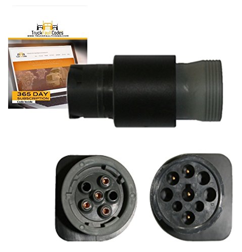 Grandview Deutsch 9-Pin to 6-Pin Converter with 12 month subscription to TruckFaultCodes - Thumbnail 5