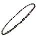 Accents Kingdom Men's Hematite Therapy & Healing Stone with Tiger's Eye Bead Necklace, 18
