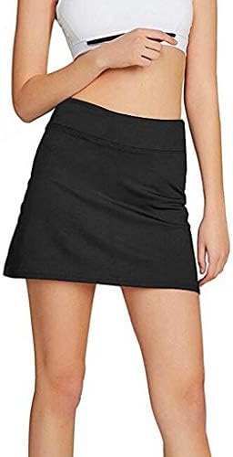 KIMODO® Women's Skirt Casual Pleated Tennis Golf Skirt with Underneath Shorts Running Skorts with Pocket Mini Skirts Golf Skort