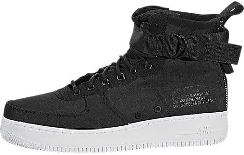 Amazon.com | Nike Men's SF AF1 Mid Air Force 1 (9.5 M US, Black/Anthracite-White) | Fashion Sneakers