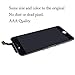 for iPhone 6 Screen Replacement Black LCD Display Touch Screen Digitizer Frame Assembly Full Set with Free Tools and Professional Glass Screen Protector for iPhone 6 (4.7 inches) (6 Black)