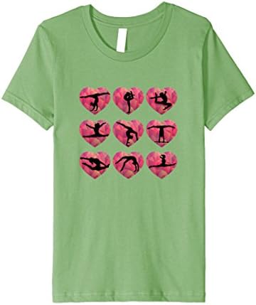 Kids Love Gymnastics And Tumbling Awesome Gymnast Shirt 8 Grass